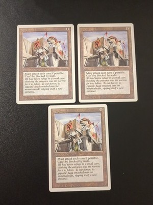 MTG 3x Juggernaut Revised