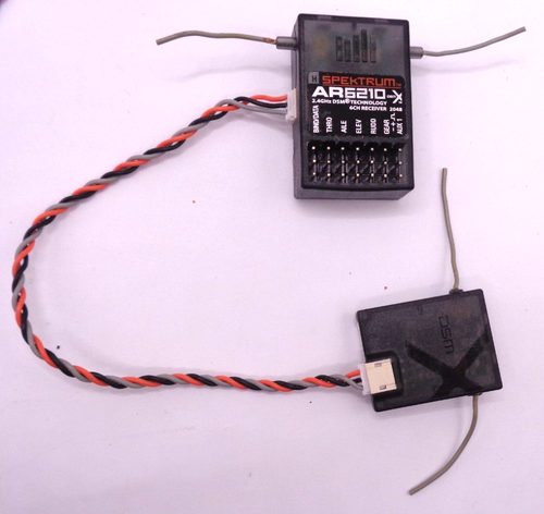 SPEKTRUM AR6210x 6 CHANNEL DSMX RECEIVER WORKING FINE GOOD CONDITION