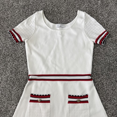 Sandro Paris Mini Knit Dress See Photos - Bild 2 von 9