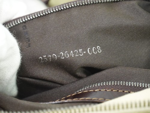 FENDI Zucca 26425 Canvas One Shoulder Handbag Beige Silver - Picture 15 of 15