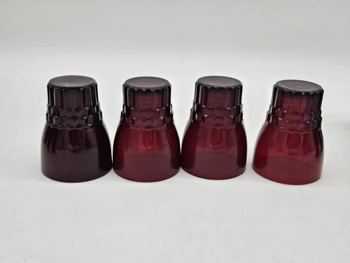 VINTAGE AVON CAPE COD RUBINROT SAMMLUNG KRUG 48 OZ MIT 10 STCK GLAS SET - Bild 6 von 14