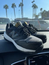 NEW BALANCE MID589KE Industrial Shoes SZ 7 Medium Composite Toe Gray/Black 