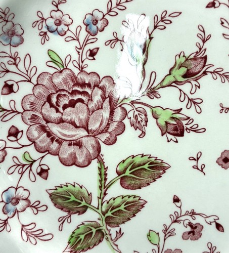 Johnson Brothers Porzellan Rose Chintz 3 runde Geschirr Teller 10" Abendessen Vintage UK - Bild 4 von 8