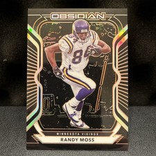 2020 Panini Obsidian - Randy Moss #36 Electric Etch Orange /75 HOF