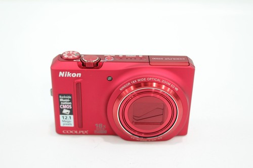 Nikon Coolpix S9100 Digital Compact Camera Working w/ Nikkor 18x Wide Zoom Lens