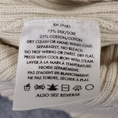 Pendleton Mens Sweater Vest Size Large 75% Silk V Neck Cream colored - Picture 4 of 10