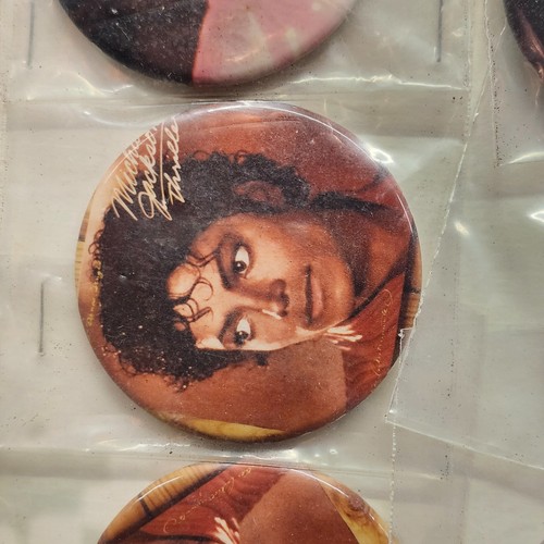 RARE RARE 1980s MICHAEL JACKSON "MAGIC MIRRORS" CARD BUTTONS? DETROIT RETRO 313 - Picture 8 of 19