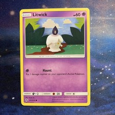 Pokemon - Litwick 101/214 - Lost Thunder - Asako Ito - Near Mint