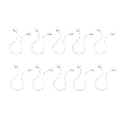 30pcs Cable Clips Cord Management Cable Organizer Drop Wire Cord Holder (White) - 第 7/11 張圖片
