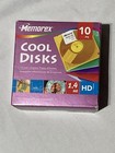Memorex Cool Disks 10 Pack 1.4 MB PC Formatted 3.5" Floppy Disks - New sealed