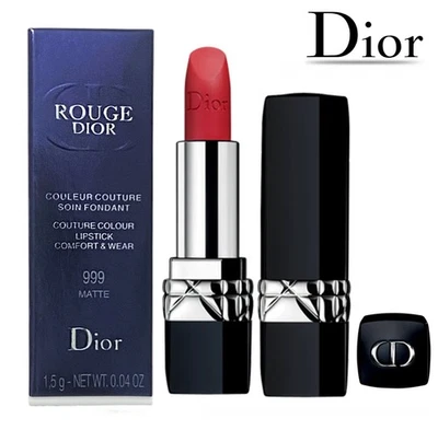 LÁPIZ LABIAL DIOR 999 ROUGE DIOR CONFORT Y USO MAQUILLAJE ROUGE DIOR TAMAÑO DE VIAJE 1,5g