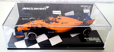 PMA  MINICHAMPS  1:43  S. VANDOORNE  McLAREN MCL33  2018 '' DELL '' SAP '' FORMEL 1