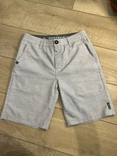 Rip Curl Boys Shorts Size 26 Blue Boardwalk In Water On Land
