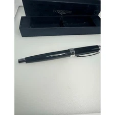 Longines Pen with Cap and Clip Black Lacquer Brand New