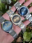 Lot of 3 Vintage Seiko 5 Automatic 7019-7370 and one orient Day-Date Men's Japan