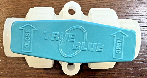PLAST-O-MATIC ~ True Blue ~ MBV050VT-PF ~ 1/2" True-Union Ball Valve ~ Trunnion - Picture 6 of 11