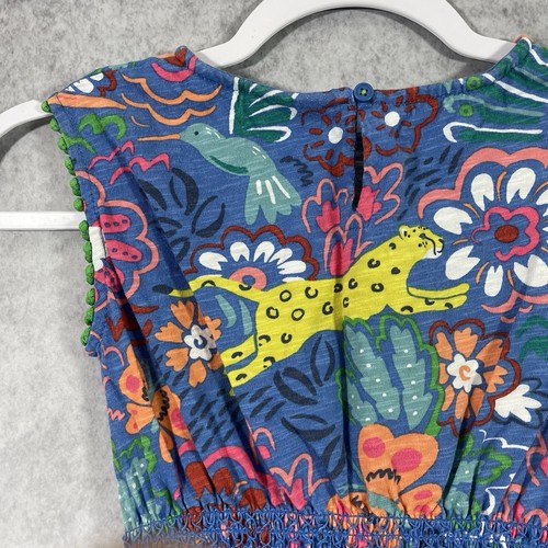 Mini Biden Girls Dress Floral Fit & Flare Size 6-7Y Multicolor Elastic Waist. - Picture 7 of 10