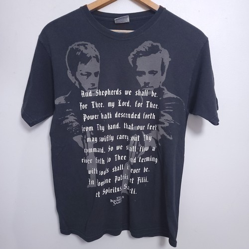 Vintage The Boondock Saints Movie Promo Prayer Shirt Medium Hanes