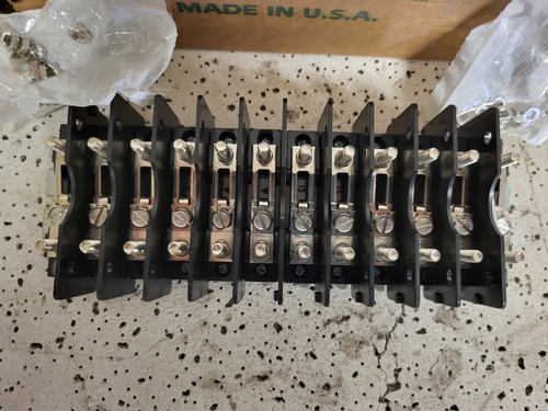 Staaten M-25012 50A 600VAC Multiposition Verdrahtungsleiste Reihenklemme - Bild 2 von 4