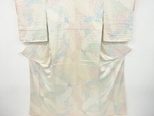 7402509: JAPANESE KIMONO / KOMON / SHIBORI / ABSTRACT FLOWER