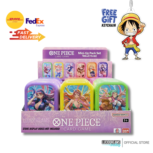 ONE PIECE Card Game Vol.2 Mini Tin [Set of 6 pcs] Asian Japanese Limited SEALED - Picture 1 of 14
