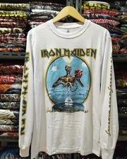 IRON MAIDEN - SEVENTHSON OF A SEVENTHSON Longsleeve 3D Tshirt Reprint Two Sides