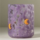 Anthropologie Halloween  Mystic Icon Juice Glass Moon Purple 17 Oz New
