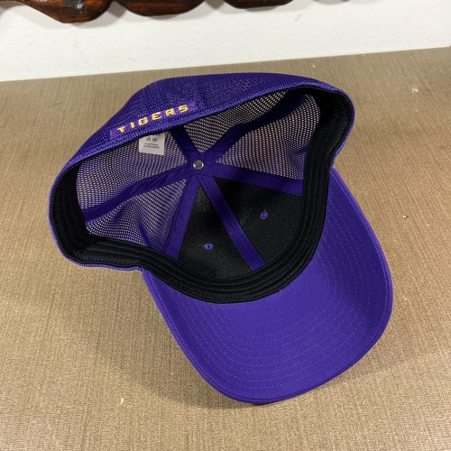 LSU Tigers Hat Purple Mesh Nike Legacy 91 Football NCAA Flex Hat Size Large/XL - Picture 6 of 7