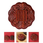 Retro Wood Moon Cake Tabletop Orament Exquisite Mondkuchen Anhängerdekor für DIY