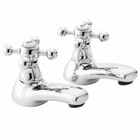 MERCIA Traditional Basin Tap Pair Chrome