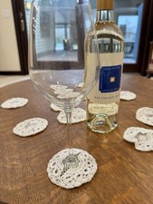 11 Vintage Crochet Lace Coasters Small Doilies Medallions   Cottagecore