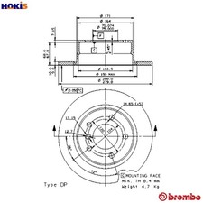 2x BRAKE DISC 08.9859.81 FOR BMW Z4/Roadster/E85 N46B20B 2.0L 4cyl N52B25 2.5L