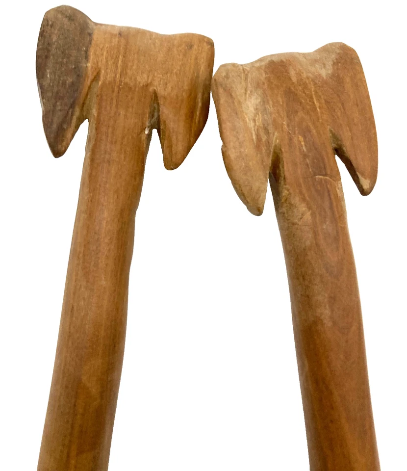 Набор сервировочных ложек, ножей и вилок для салата ручной работы деревянный слон - Изображение 3 из 4