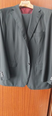R.Caruso Anzug Schwarz  54