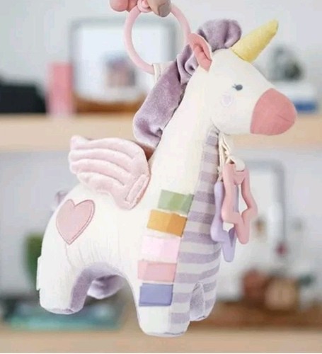 Lot 2 Itzy ritzy, Link & Love, Activity Plush Unicor Silicone Teether 0M+ New - Picture 7 of 8