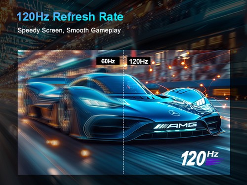 UPERFECT 18.5" 100Hz Portable Monitor Laptop Monitor USB C Gaming Display Used B - Picture 5 of 11