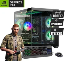 Custom ARGB Gaming PC Intel i7 32GB RAM 1TB SSD Nvidia RTX2080 Ti WIFI 6 BT WIN1