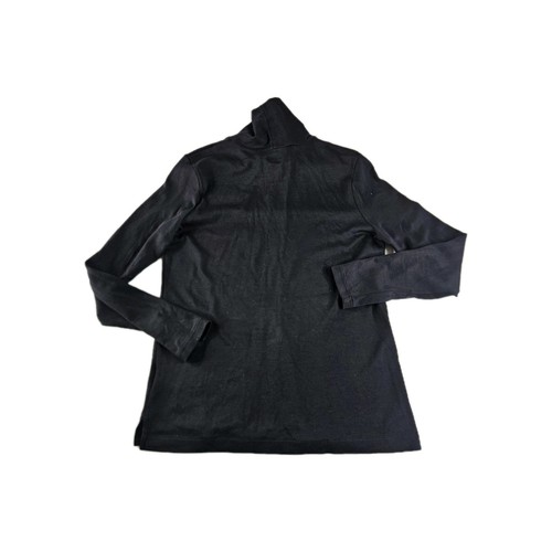 Lands' End Rollkragenpullover Damen M 10-12 schwarz 100 % Baumwolle Freizeit klassisch - Bild 8 von 9