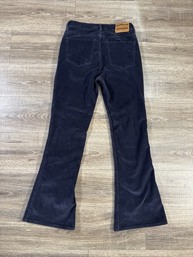 Lucky Brand Womens Pants 8/29 Black Corduroy Stevie High Rise Flare Bell bottom - Bild 18 von 20