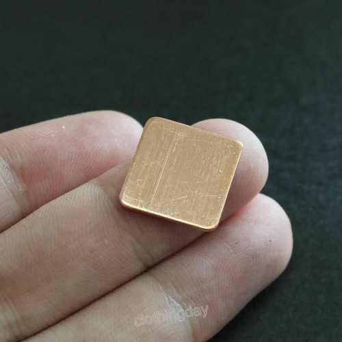 Lightweight Copper Hearsinks Cooling Copper Pad Shim laptop CPU GPU - 10 Pcs - Afbeelding 8 van 8