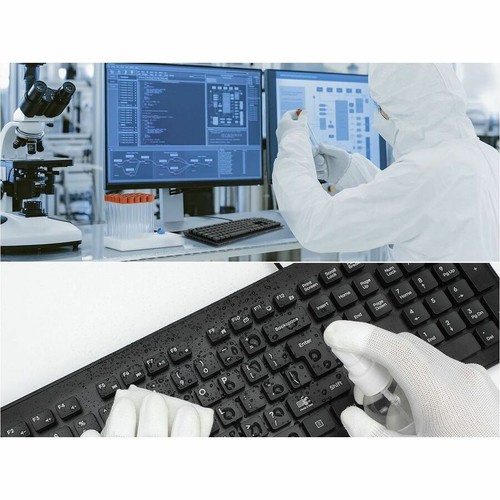 SIIG Industrial Grade Washable & Dustproof USB Multimedia Keyboard - Picture 6 of 9