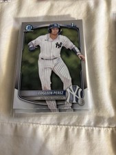 2025 Bowman Prospect (12) Cards #80 Edgleen Perez (YANKEES) 1st Bowman Card