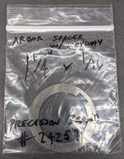 Arbor Spacer 1-1/4" x 1-3/4" x 1/16" (or .0625) #24257
