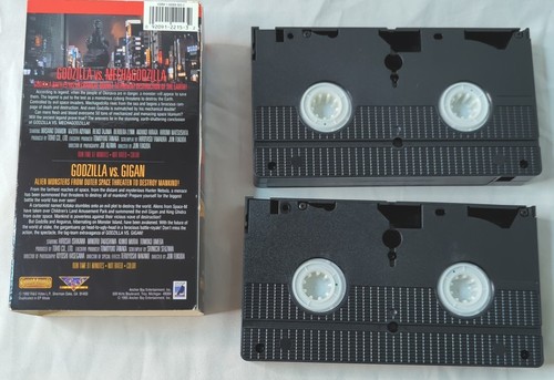 GODZILLA VHS VCR 4 TAPE LOT GIGAN KING KONG tested MECHAGODZILLA - Picture 8 of 9
