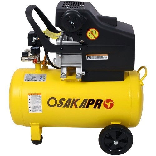 3.5HP 4.5HP Portable Air Compressor Tank Ultra Quiet Horizontal Tank w/Wheel - Picture 2 of 16