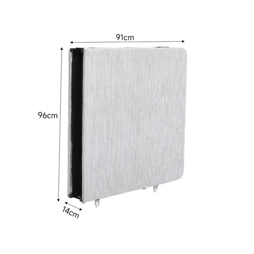 Single Folding Bed Bedstead Frame Portable Guest Bed Travel Camping Sleeping 3FT - Picture 6 of 13