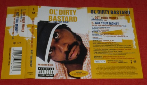 OL' DIRTY BASTARD FEATURING KELIS - CASSETTE TAPE SINGLE - GOT YOUR MONEY - Picture 3 of 4