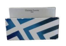 Christian Lacroix Paris Sol Y Sombra Sunrise White Blue Porcelain Letter Holder