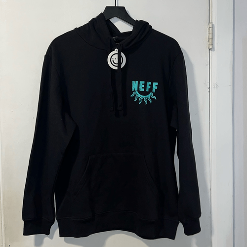 Sudadera con Capucha NEFF Negra y Azul Tiffany Mickey Mouse-L y XL NUEVA CON ETIQUETAS - Imagen 2 de 9