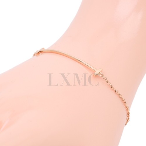 Tiffany Smile Bracelet Rose Gold Tiffany T-Smile Bracelet - Picture 12 of 15